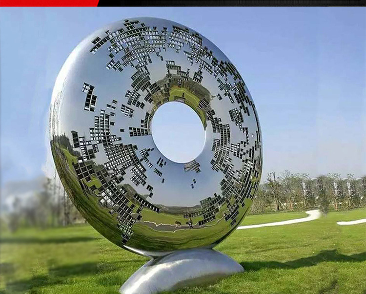 不锈钢数字抽象 公园景观雕塑