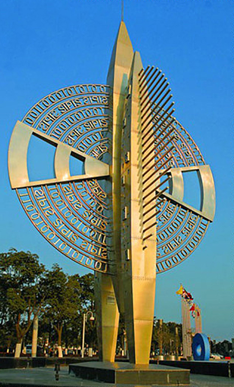 不锈钢风轮抽象 广场景观雕塑