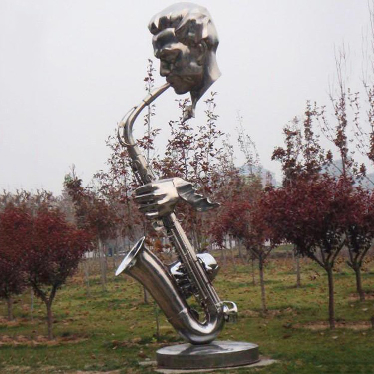 大型不锈钢拉丝雕塑日月同辉户外广场标志性建筑镀锌板电镀摆件6420_wps图片