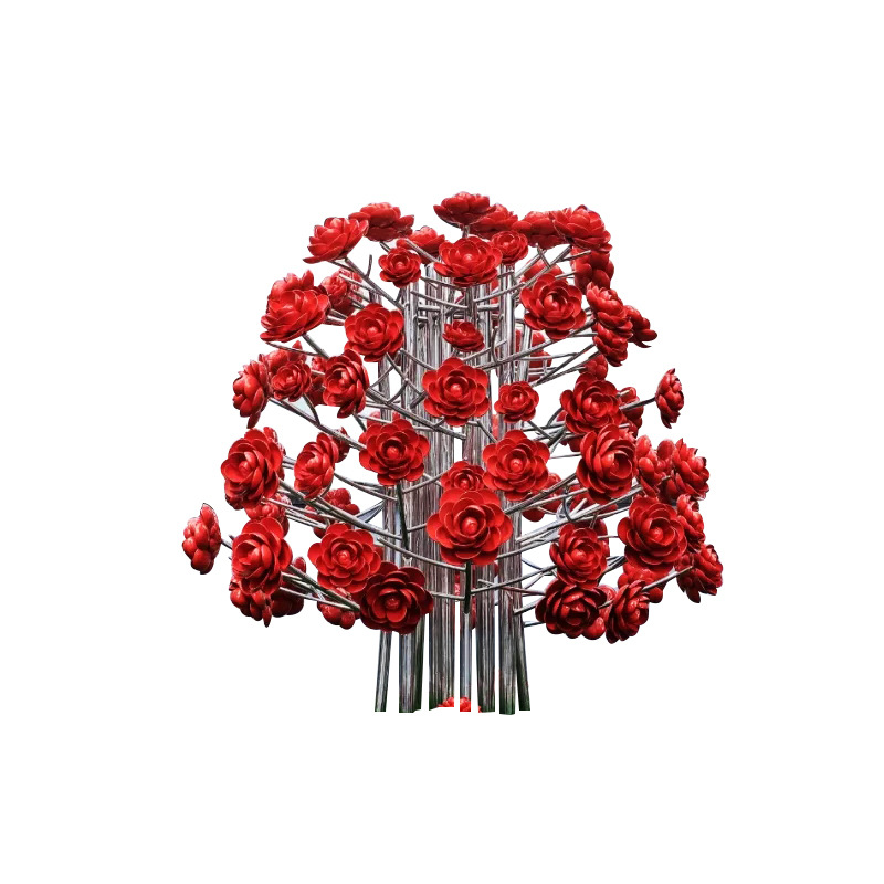 不锈钢园林景观树雕塑  
