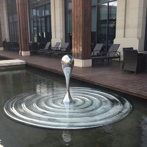  不锈钢创意水滴装饰品    