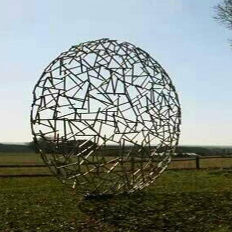 不锈钢抽象铁艺镂空球